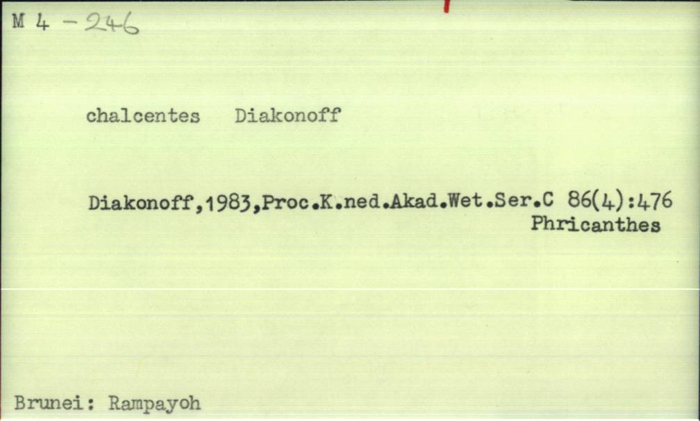 front of card